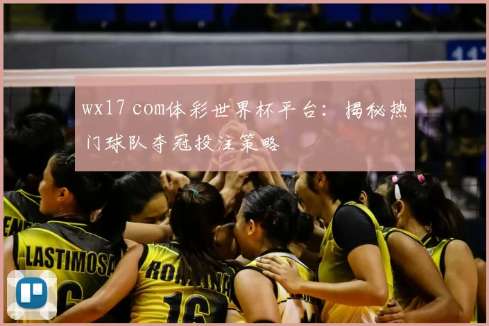 wx17 com体彩世界杯平台：揭秘热门球队夺冠投注策略