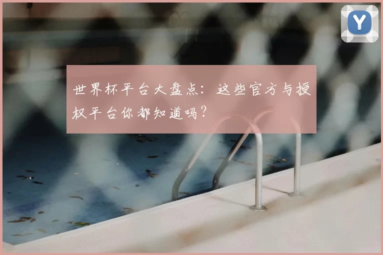 世界杯平台大盘点:这些官方与授权平台你都知道吗?